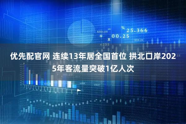 优先配官网 连续13年居全国首位 拱北口岸2025年客流量突破1亿人次